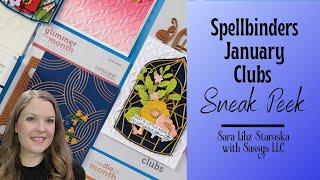 Spellbinders January Club Kit Sneak Peek 2025