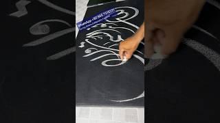 Diwani arabic Calligraphy with Chalk | paintastic Valley