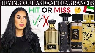 Trying out ASDAAF FRAGRANCES - GOLDEN OUD, MAJD, YAQEEN & TERHAAL | Middle Eastern Fragrances 2021