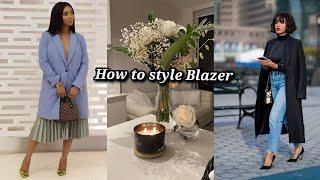 how to style a blazer/how to look expensive on a budget #basic #elegant #fashion#howto #how #