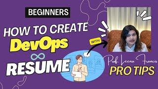 Create your DevOps Resume / CV for Beginners | Boost your career| Career Guidance