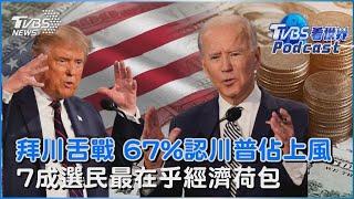 拜登、川普辯論會舌戰 67%認為川普佔上風 拜登翻車民主黨換人聲浪 7成選民最在乎經濟議題｜TVBS看世界PODCAST@TVBSNEWS01