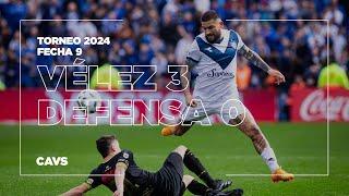 Torneo 2024 | Fecha 9 | Vélez 3 - 0 Defensa y Justicia