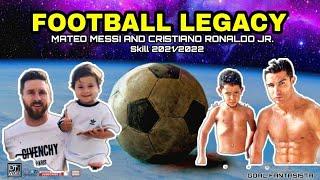 Ronaldo Messi Son football skill 2021/2022 | Mateo Messi and Cristiano Ronaldo Jr Skill