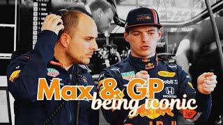 Max Verstappen and GP being an ICONIC DUO