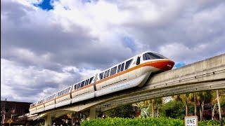 Magic Kingdom Resort Monorail Complete Ride Experience in 4K | Walt Disney World Florida 2021