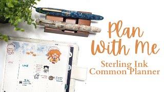 PLAN WITH ME // Sterling Ink A5 Common Planner #planwithme