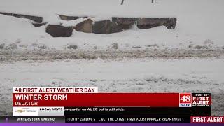 Alabama winter storm: Huntsville, Athens and Decatur at 11 a.m.