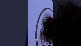 English Calligraphy And Mandala Art|#shorts|#calligraphy|#art#mandalaart|Meraki By Fidha