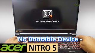 Acer Nitro 5 No bootable Device | How to fix Acer Laptop Boot Loop