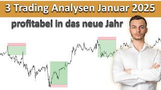 Meine einfachsten 3 Trades für den Monat Januar 2025