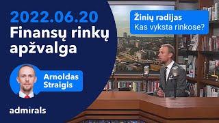 Kas vyksta rinkose? Finansų rinkų apžvalga 2022.06.20