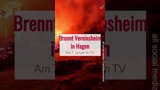 [Vollbrand Vereinsheim einer Schrebergartenkolonie] Feuerwehr-Großeinsatz in Hagen 9.11.19 #Shorts