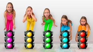 Traffic lights | Kids Songs And Nursery Rhymes | Maya Mary Mia