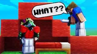 Abusing Broken Hiding Spots In  Minecraft Bedwars