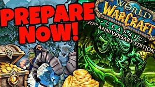 Prepare Now & Make THOUSANDS of Gold in Fresh Classic WoW - Insane Classic WoW Investments