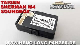 Taigen Soundbox Sherman M4 for RC Tanks