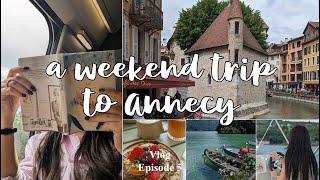 weekend trip to Annecy  | brunch , cafe hopping , lake tour & shopping  | Romi Vlogs #5