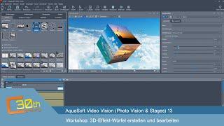 AquaSoft Video Vision 13 - 3D-Würfel Animation erstellen und bearbeiten