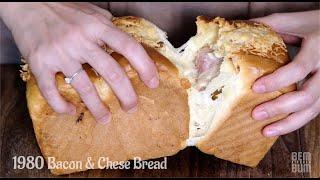 Legendary Soft Fluffy Bacon & Cheese Pull Apart Bread!