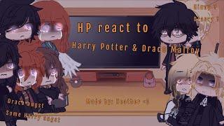 GUYS STOP WATCHING THIS | HP react to Harry Potter & Draco Malfoy | Angst | Read Desc | Drarry |