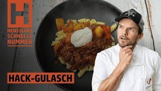 Schnelles Hack-Gulasch Rezept von Steffen Henssler