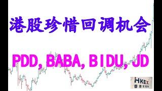 港股回调，珍惜机会；个股分析：PDD,BABA,BIDU,JD.| 2024.11.21周五復盤 |