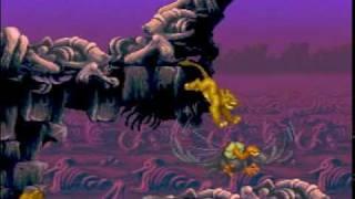 Lion King The - SNES Gameplay The Elephant Graveyard