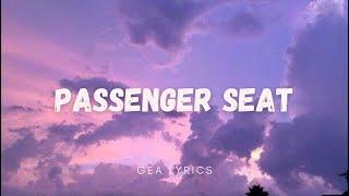 Passenger Seat - Stephen Speaks