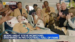 Chicago Bears legend Steve 'Mongo' McMichael enshrined in NFL Hall of Fame from his Homer Glen home