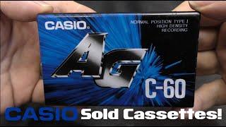 Casio AG Type 1 Cassette - Yeah, Casio sold blank cassette tapes!