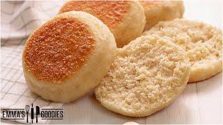 5 Ingredient No-Knead ENGLISH MUFFINS | The Easiest way to make English Muffins