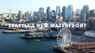 Waterfront Seattle: New Waterfront Project Drone Views