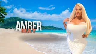 Amber May ⭐ Plus Size Curvy Model Biography & Facts