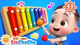 Bé Lia và ChaCha làm nhạc sĩ | Bài hát gia đình vui nhộn | LiaChaCha - Ca Nhạc Thiếu Nhi Việt Nam