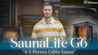 Sauna introduction - SaunaLife G6 pre-built sauna