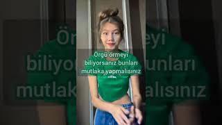 Örgü örmeyi biliyorsanız bunları mutlaka yapmalısınız 