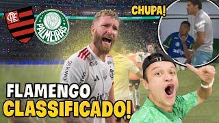 FLAMENGO CLASSIFICADO E ABEL FERREIRA EXPULSO DE UM JEITO BIZARRO! Palmeiras x Flamengo