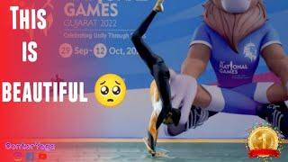 Heart Touching Beautiful Artistic Single Yoga Performance || Gold Medalist in 36th National Games