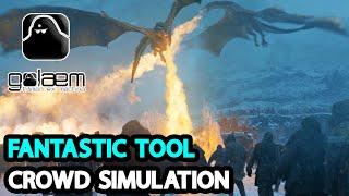 Crowd Animation & Simulation Software/plugin l Golaem 8