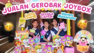 JUALAN GEROBAK SLIMEY JOYBOX  SAMA STEVEN ALEXANDER , CATHY , ADA SURPRISE BOX FLYING BUTTERFLY