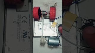 How is The open DC Motor Running With Belt #tech #dcmotor #youtubeshorts #belt
