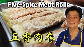 五香肉卷 Ngoh Hiong |Ngoh Hiang,  做一次可以吃很久！Make once and eat for a long time!