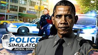 Barack Obama Plays Police Simulator: Patrol Officers