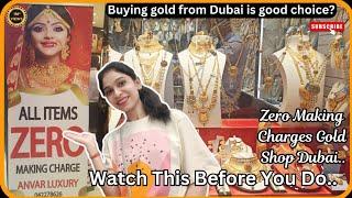 "Authentic Dubai Gold 2024 | ANVAR Luxury Jewellery | 22K & 24K Gold with Zero Making Charge"