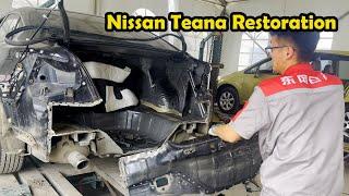 Nissan Teana rear-end collision repair