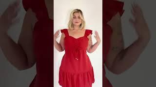 Vestido Feminino Plus Size Curto