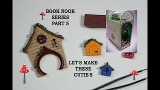 DIY Book Nook Kit Series Fire Fly Craft Kit Part 5 / Miniature 3D Craft Kit Little Houses and More