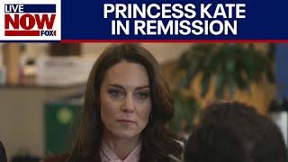 BREAKING: Princess Kate says her cancer is in remission