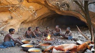 Inside The Incredible World Of The Hadzabe Tribe | Hunting, Cooking & Surviving!